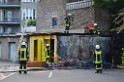 Feuer Koeln Neustadt Sued Kartaeuser Wall P43